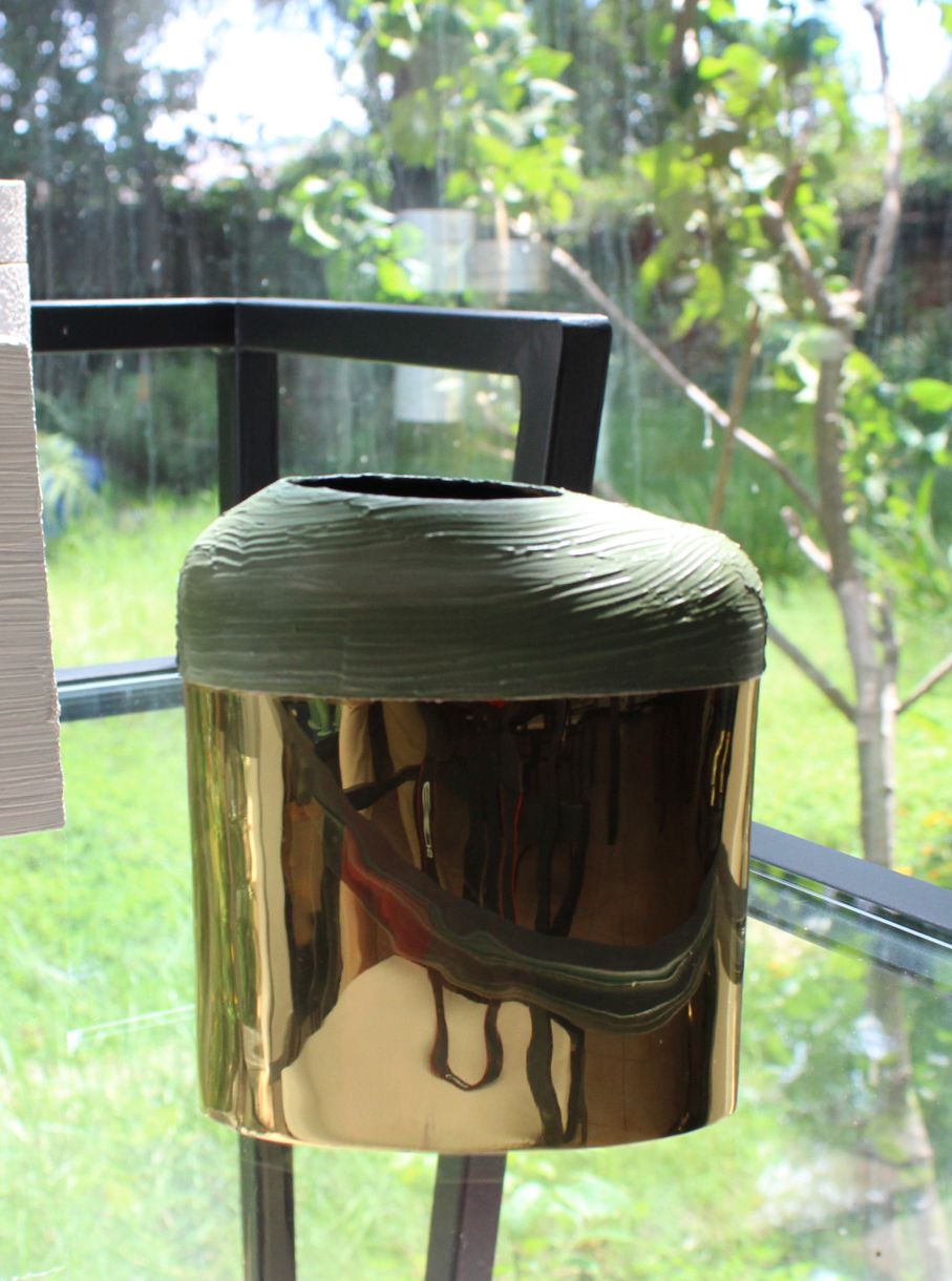 VASE Bouteille laiton PM